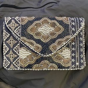 Beaded Clutch on Chain